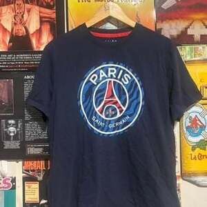 Nike Paris Saint-Germain Football Club Navy T-Shirt - Adult XL